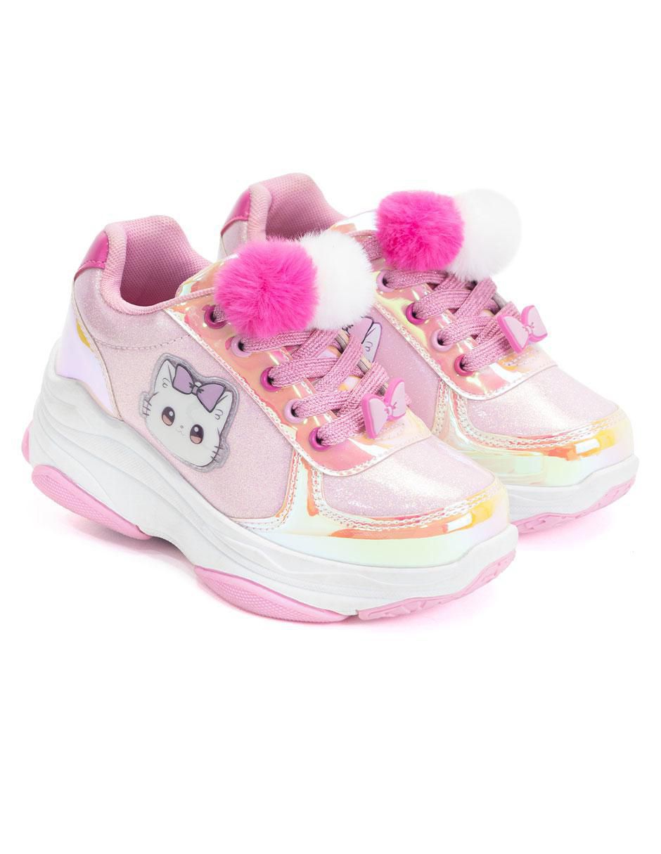 Tenis con ruedas para niña Bow Kitty 11