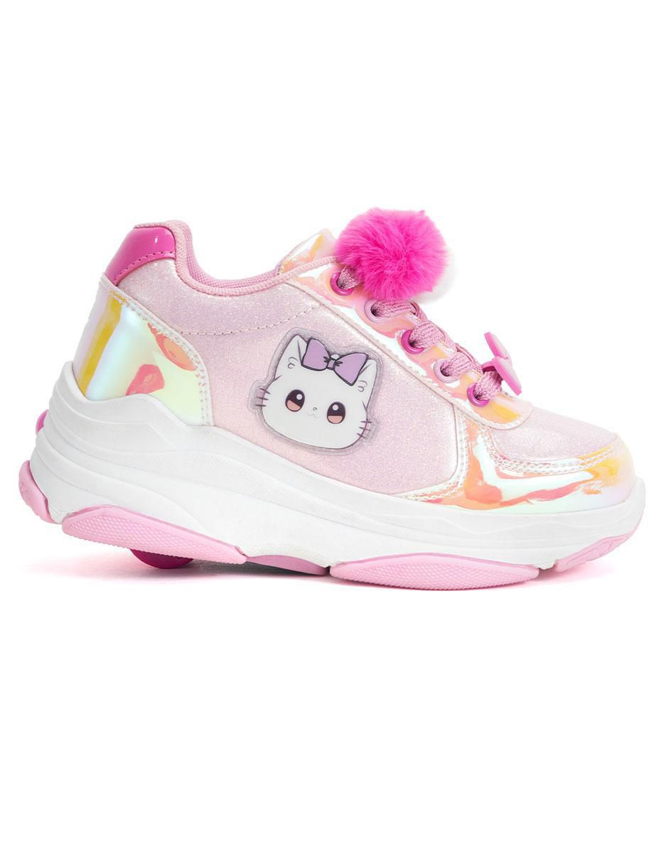 Tenis con ruedas para niña Bow Kitty 2