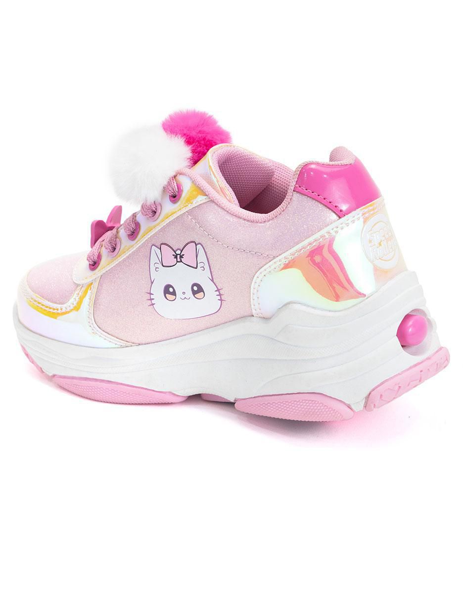Tenis con ruedas para niña Bow Kitty 10