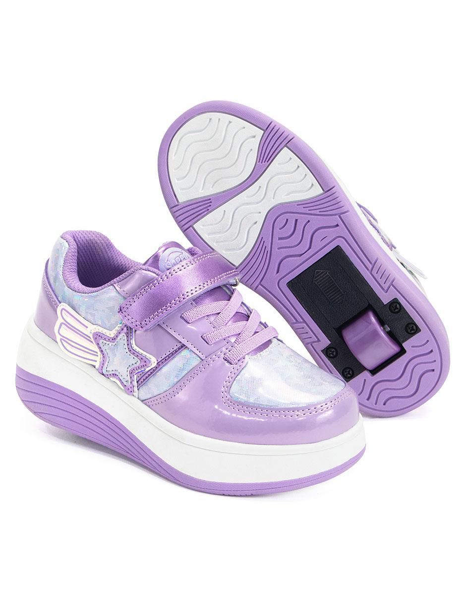 Tenis con ruedas para niña Shooting Star Speed 8