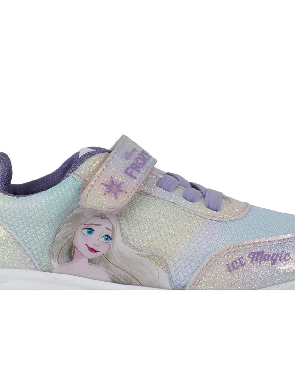 Tenis luz led para niña Frozen Elsa 3
