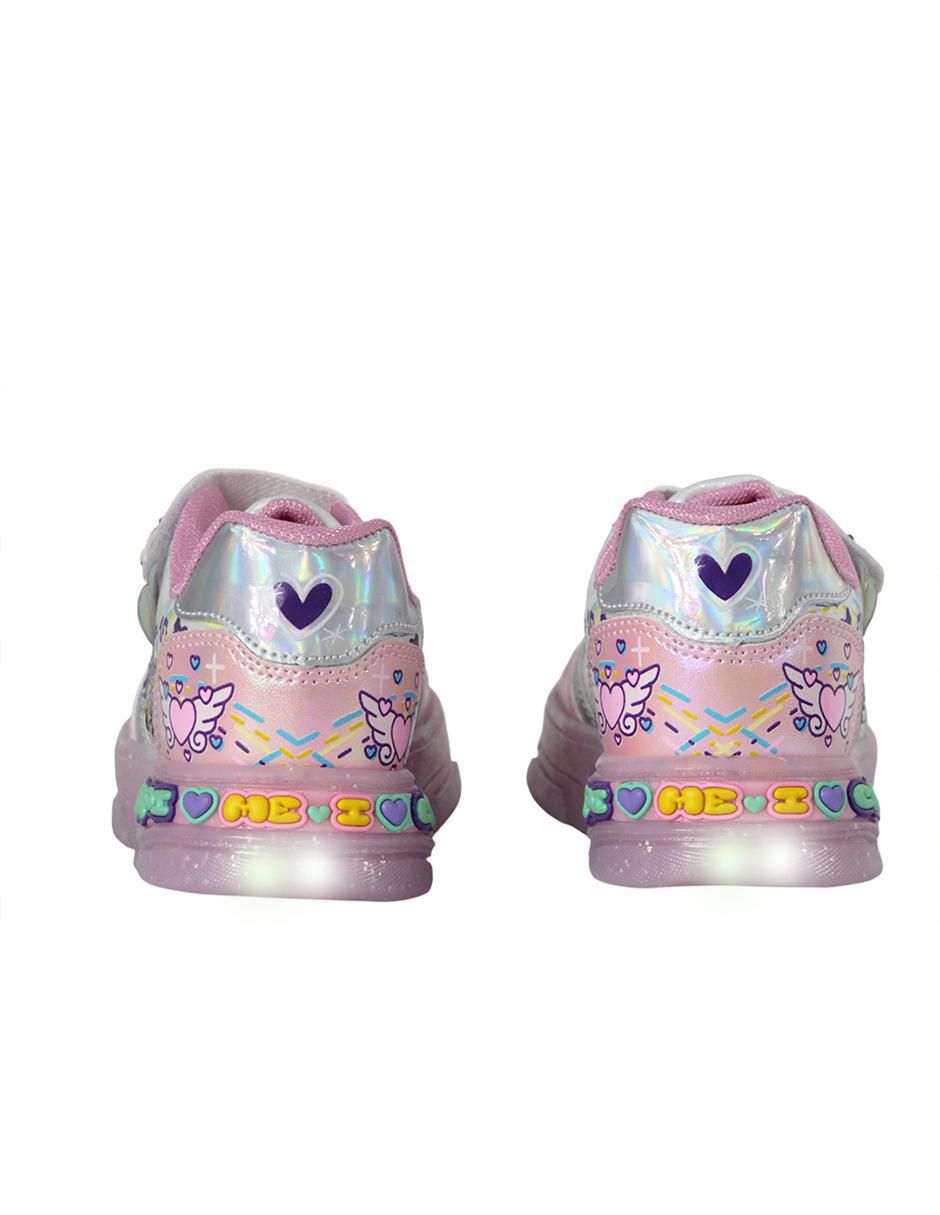 Tenis luz led para niña Capibara 8