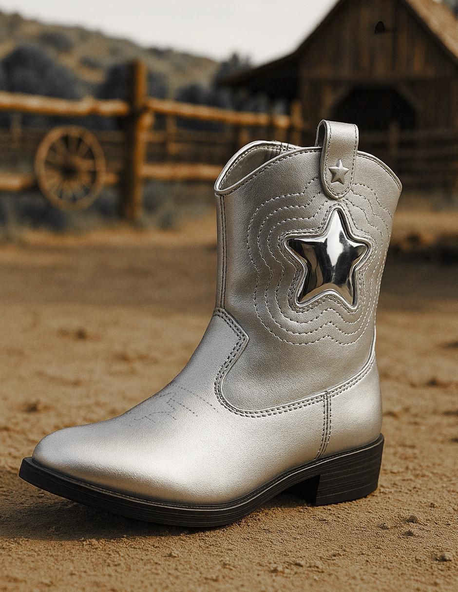 Bota cowboy trendy para niña 8