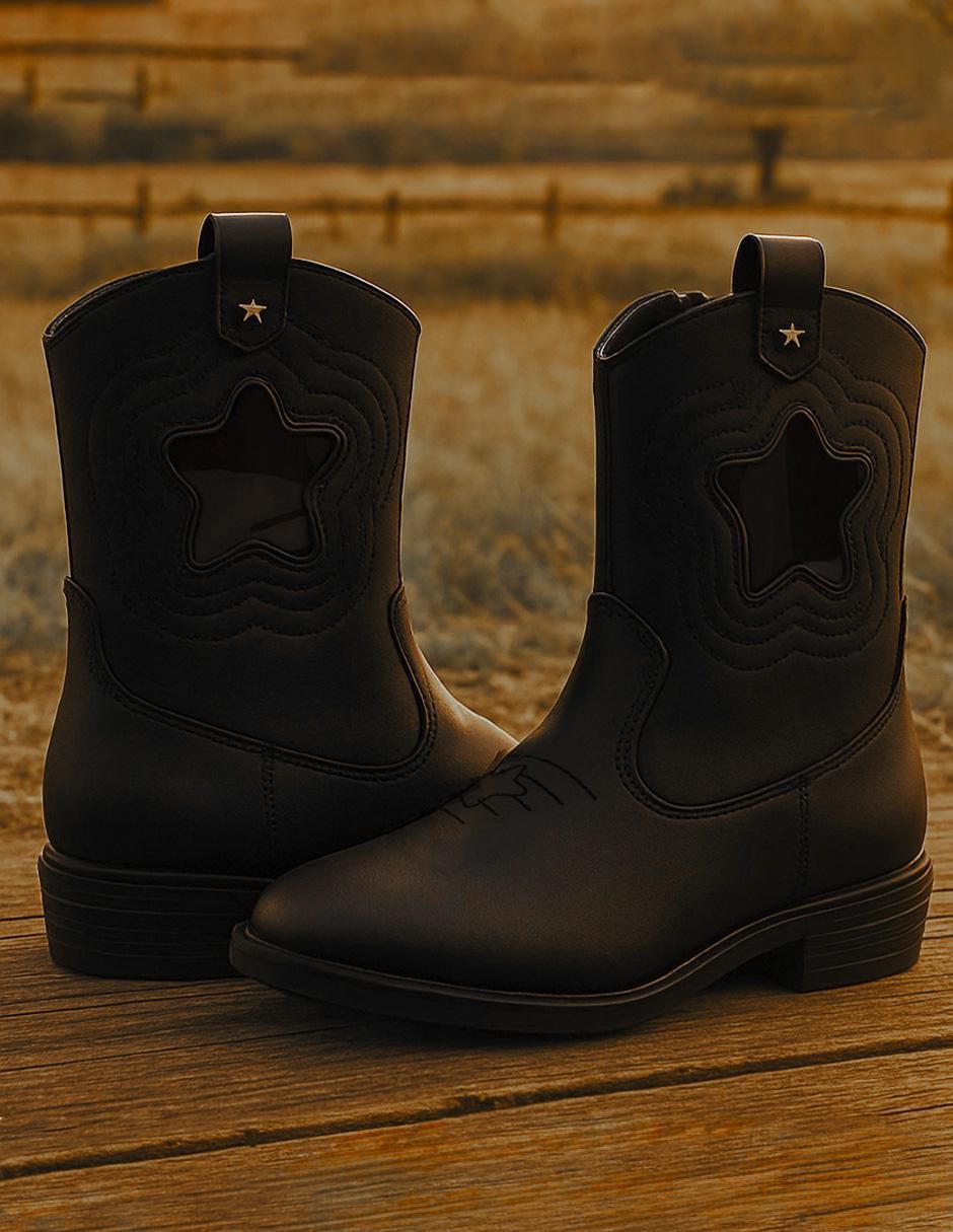 Bota "de piel"(si aplica) karsten cowboy trendy no aplica "para" niña