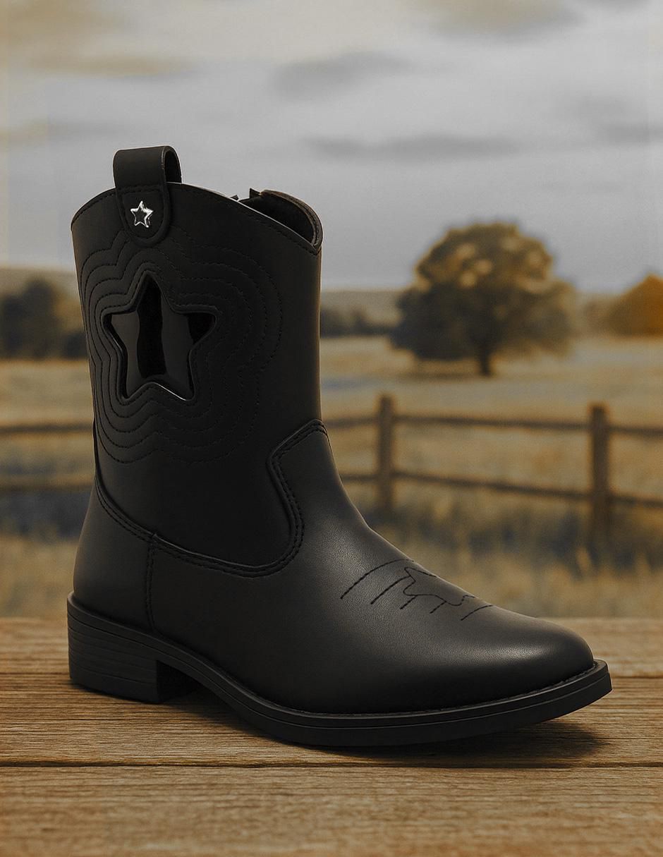 Bota "de piel"(si aplica) karsten cowboy trendy no aplica "para" niña