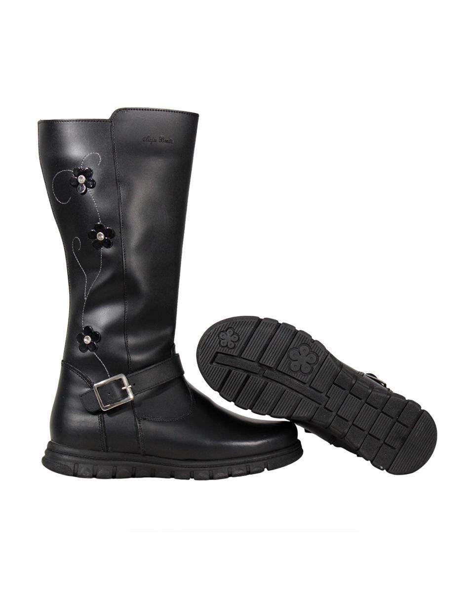 Bota de piel para niña 9