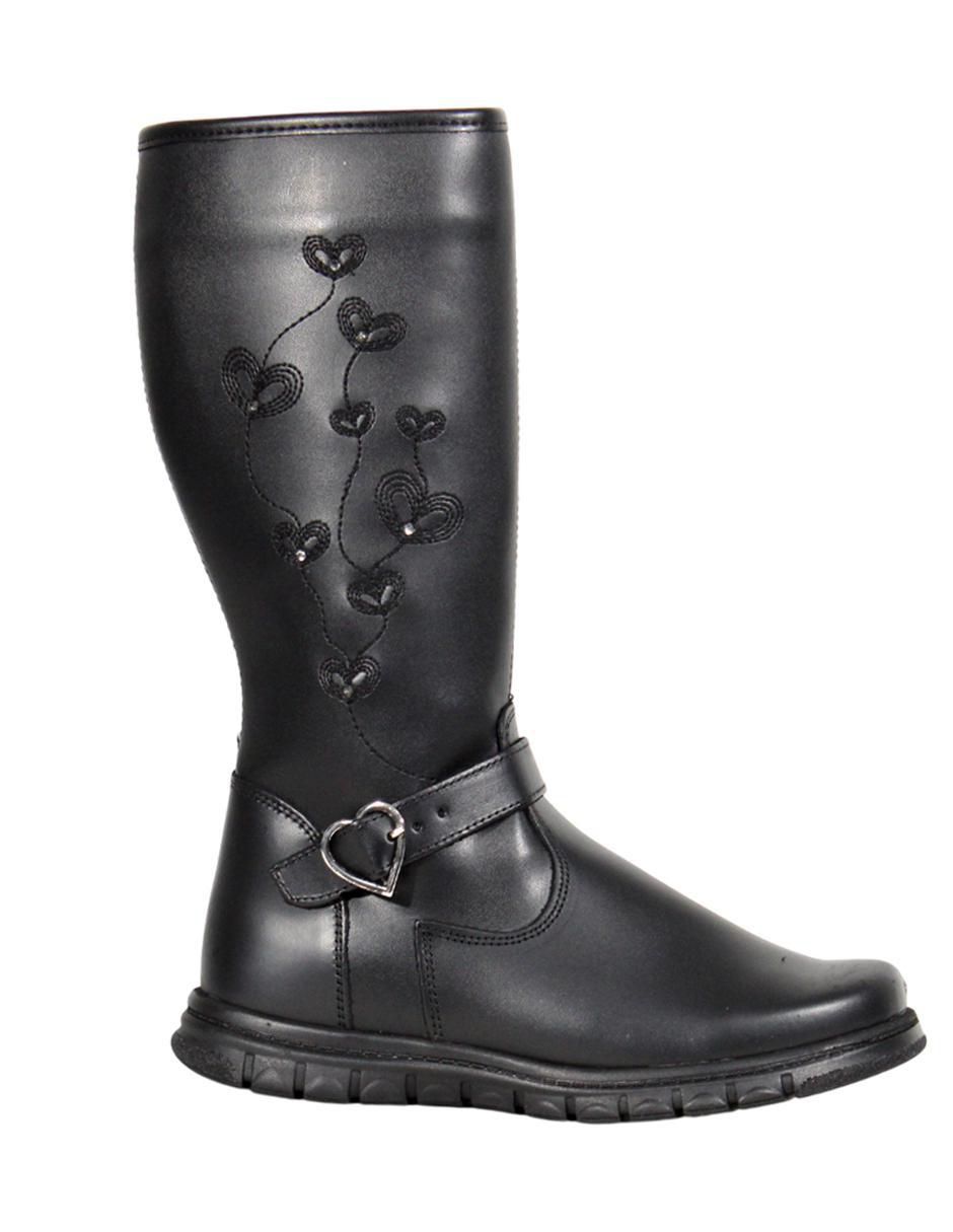 Bota de piel para niña 10