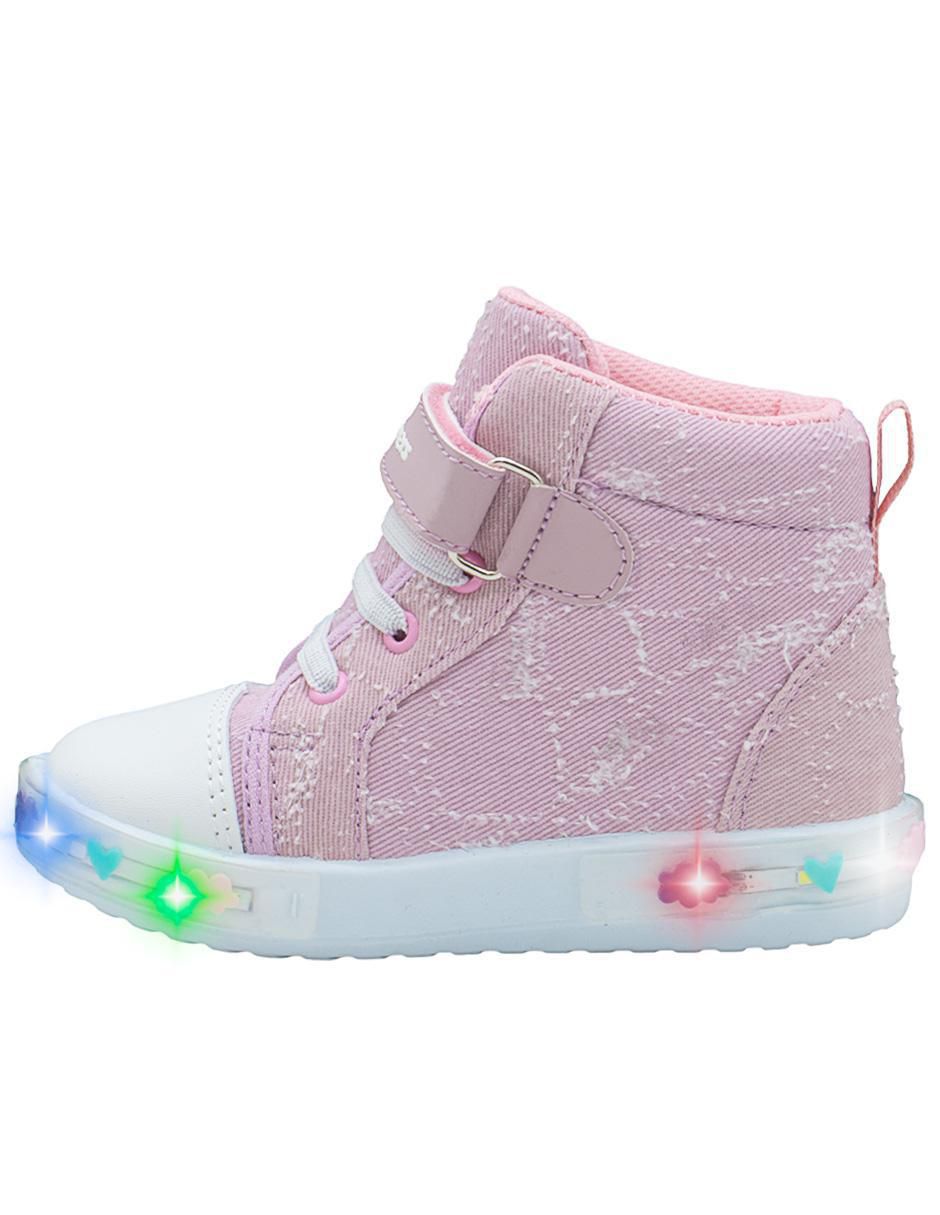 Tenis luz led para niña Soft Step 4