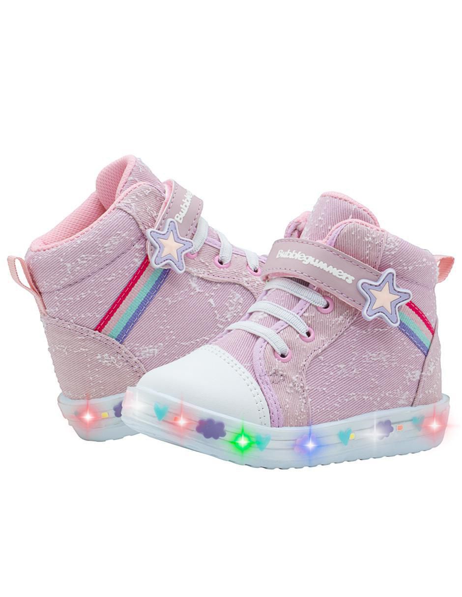 Tenis luz led para niña Soft Step 8