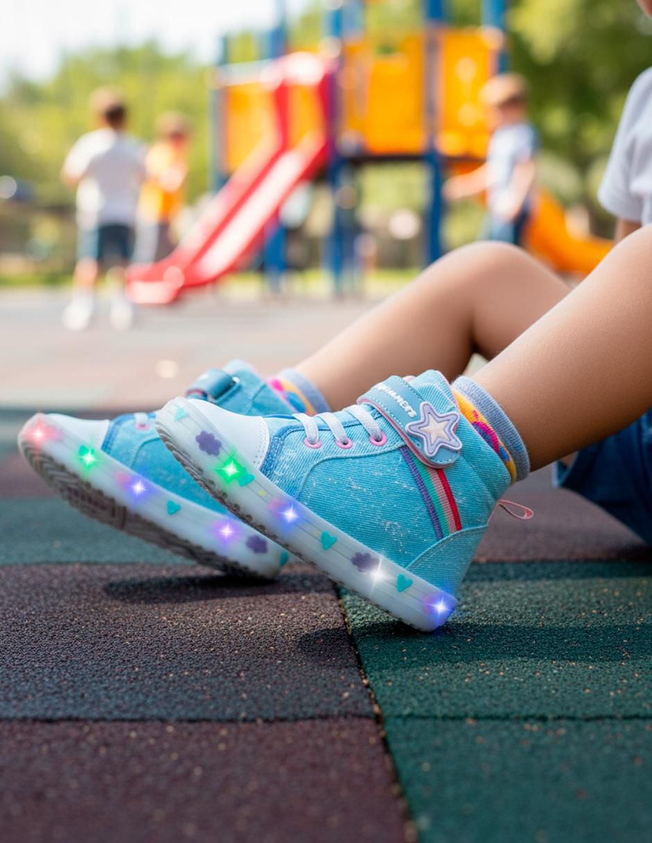 Tenis luz led para niña Stars 2