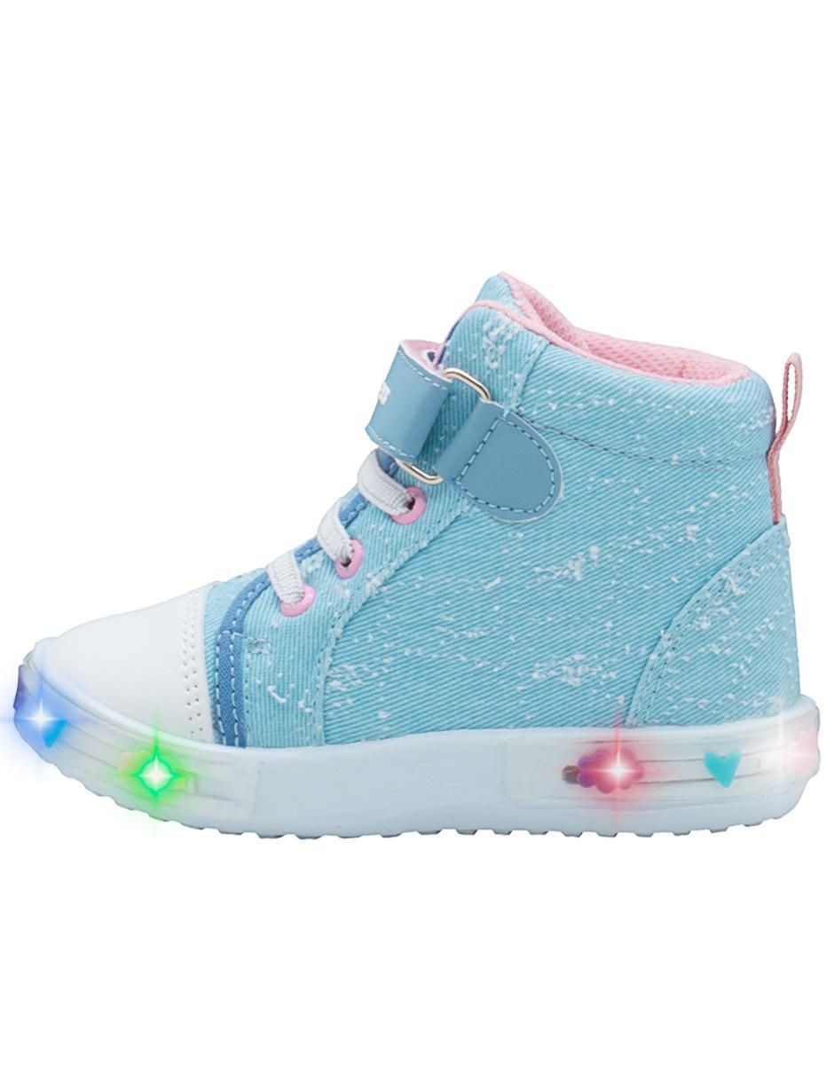Tenis luz led para niña Stars 4