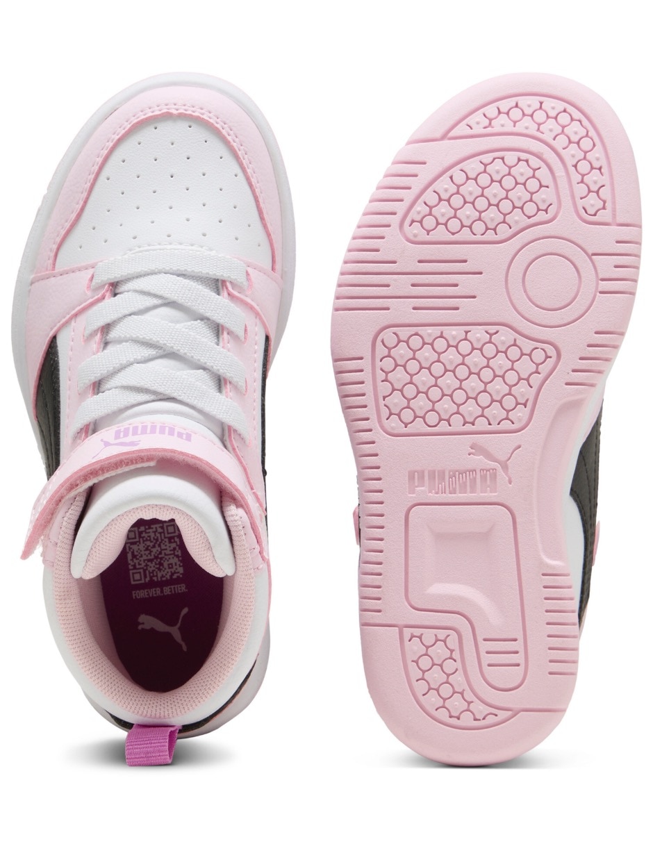 Tenis para niña Rebound V6 Mid 3