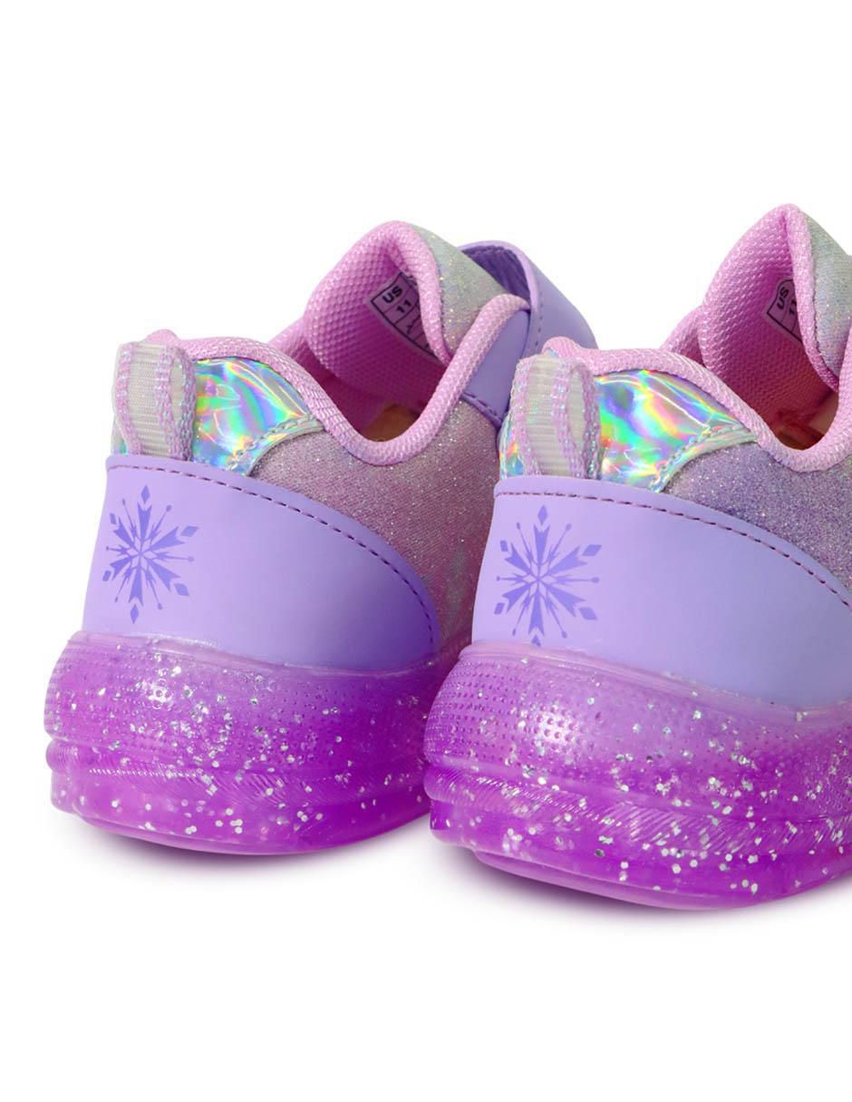 Tenis con luz LED para niña Frozen 4
