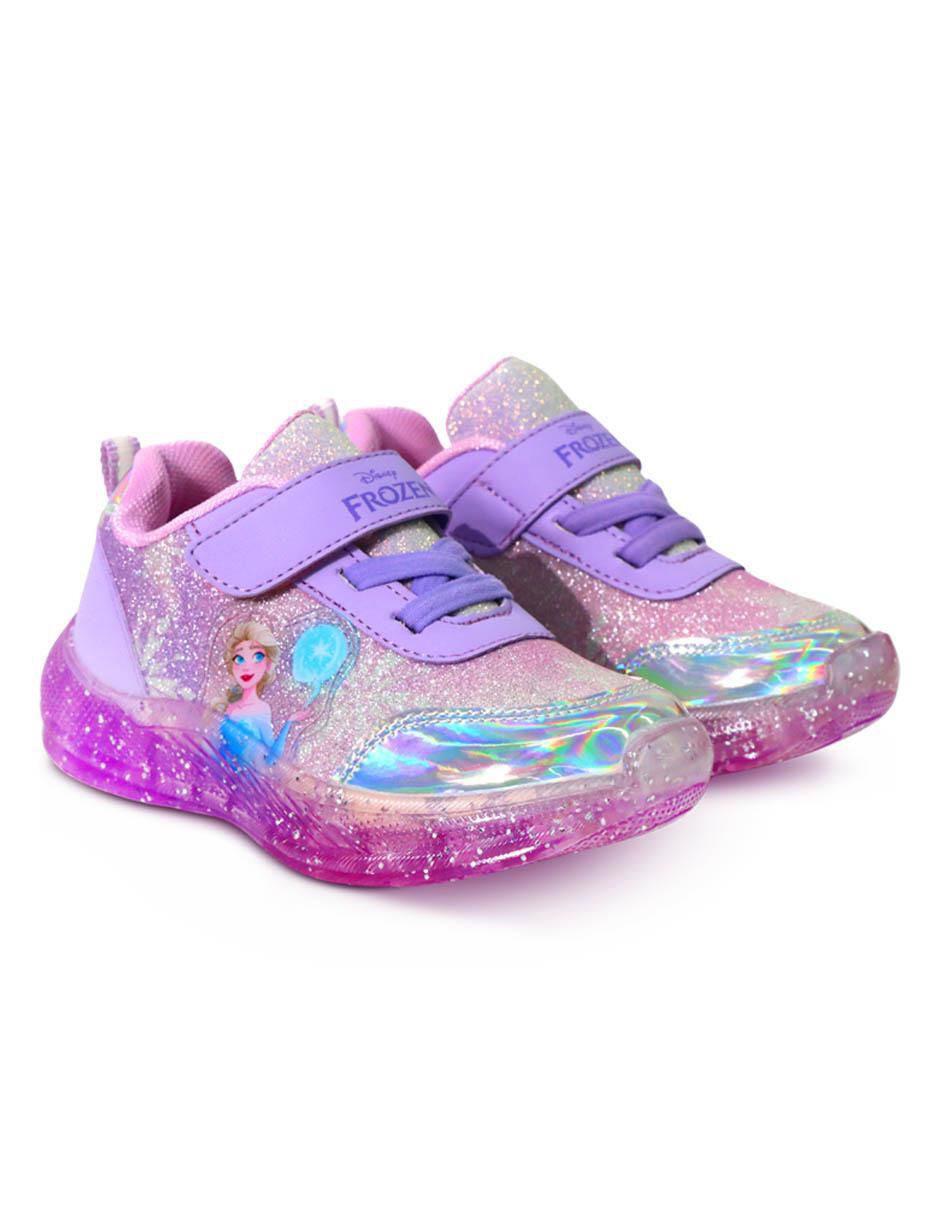 Tenis con luz LED para niña Frozen 9