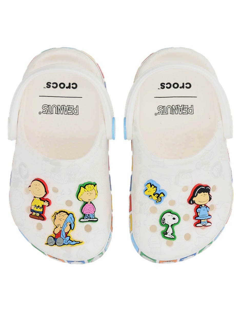 Sandalia Peanuts Crocband Clog para niña 2