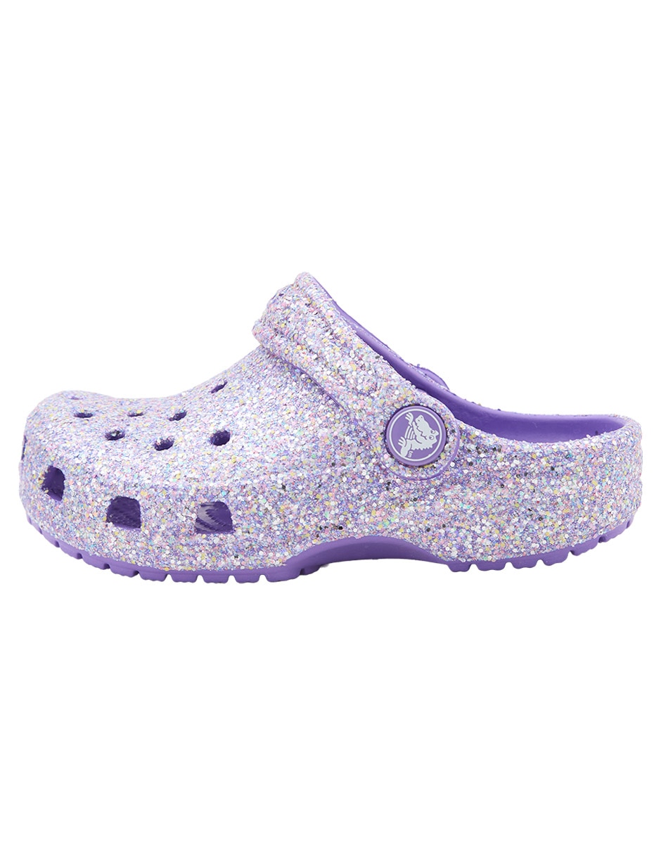 Sandalia Classic Glitter para niña