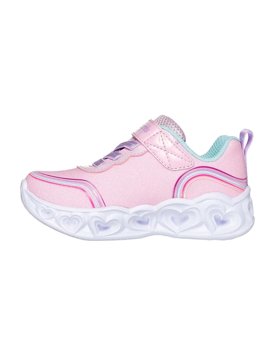 Tenis Sketchers para niña bebé Heart Lights Tenis Sketchers para niña bebé Heart Lights