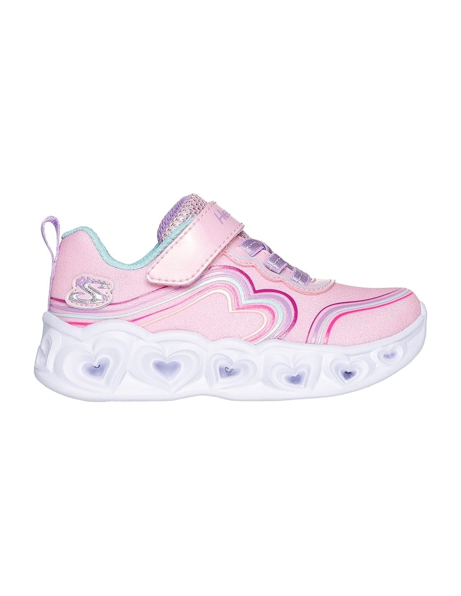 Tenis Sketchers para niña bebé Heart Lights 2