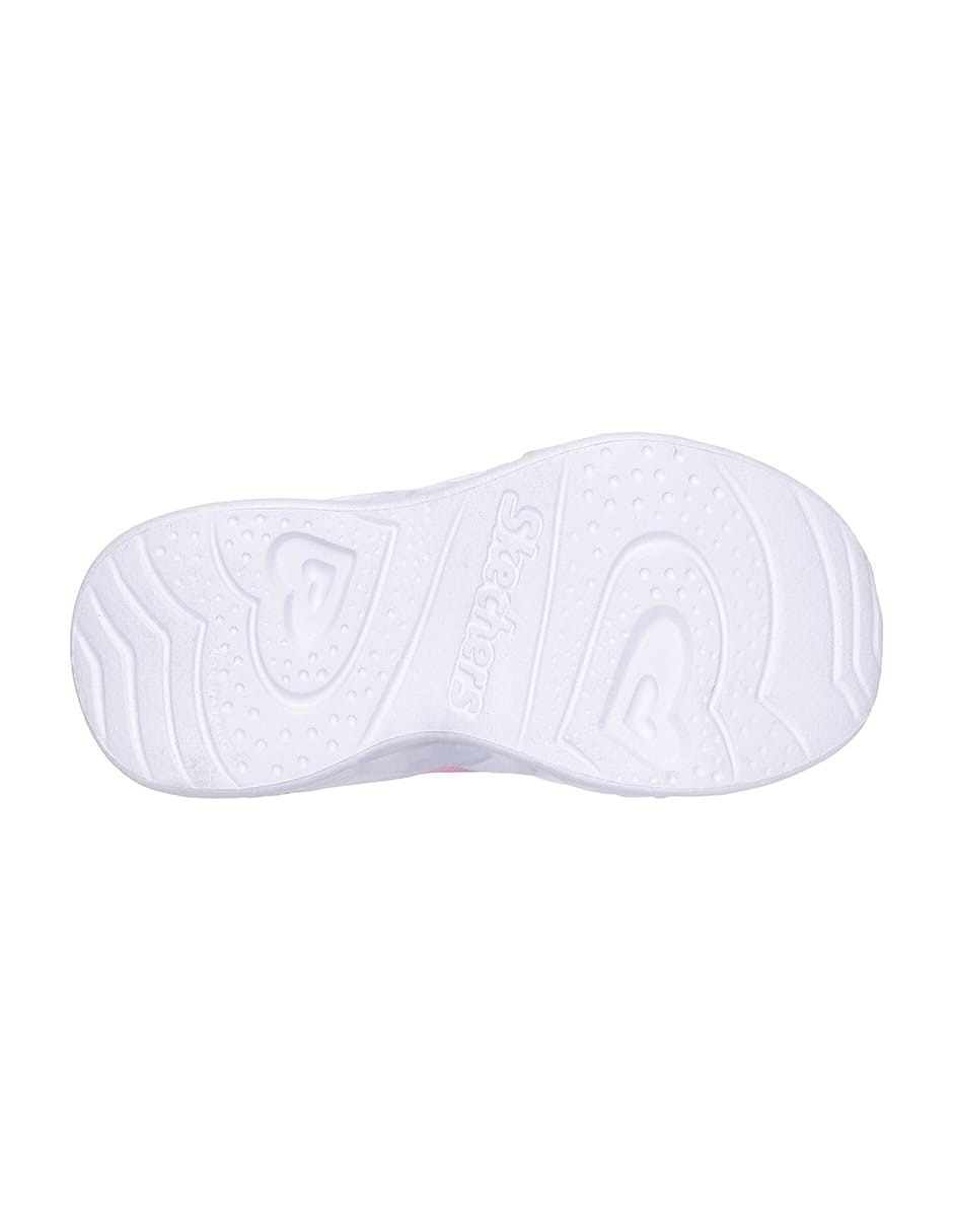 Tenis Sketchers para niña bebé Heart Lights 3