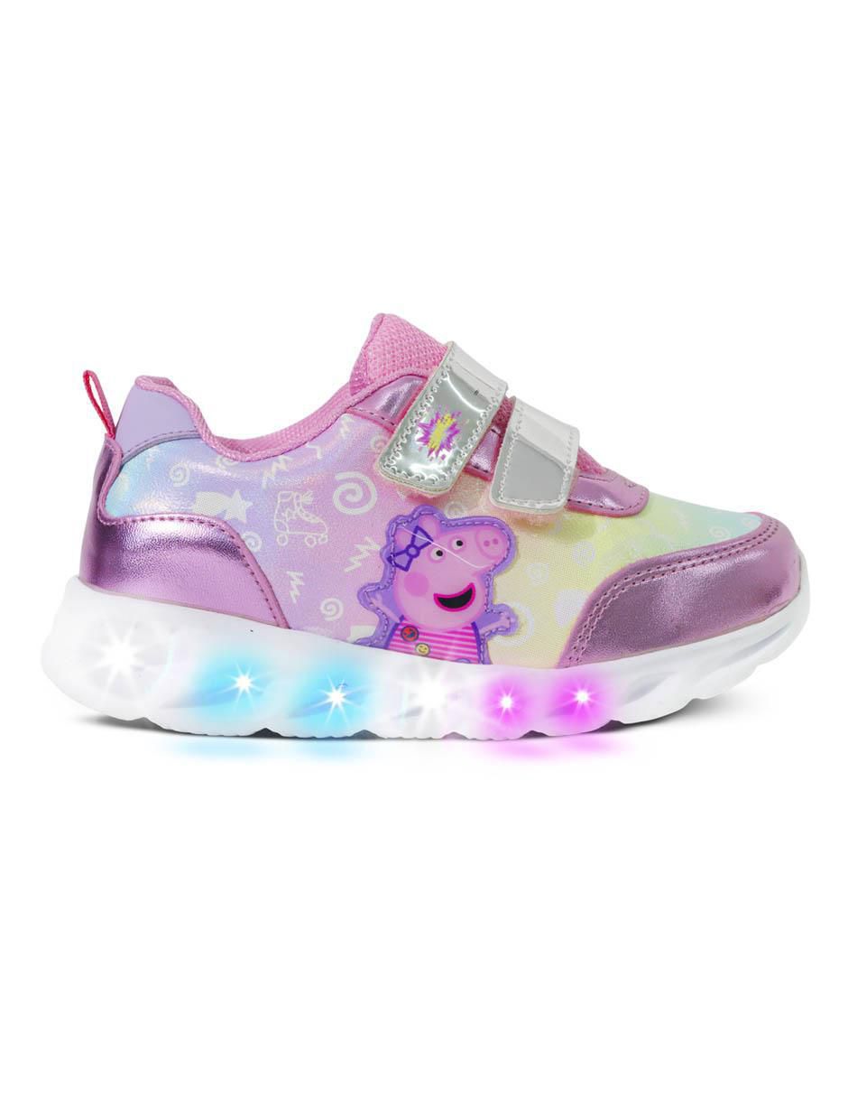 Tenis con luz LED para niña
