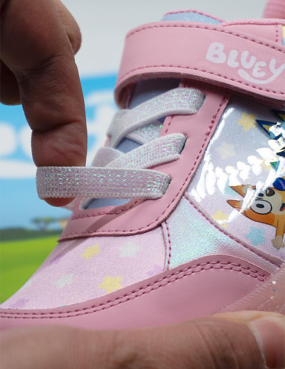 Tenis con luz para niña Bluey y Bingo 4