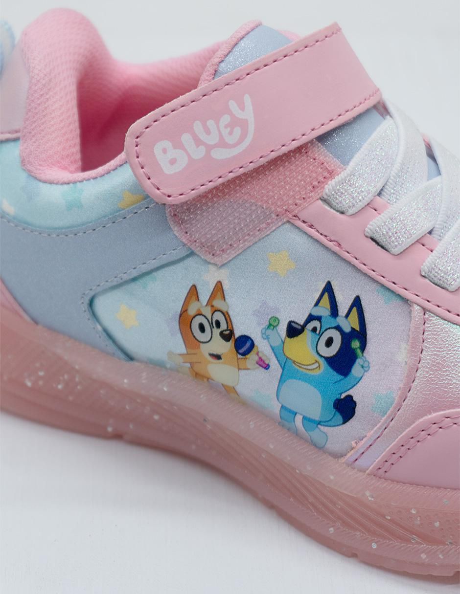 Tenis con luz para niña Bluey y Bingo 5