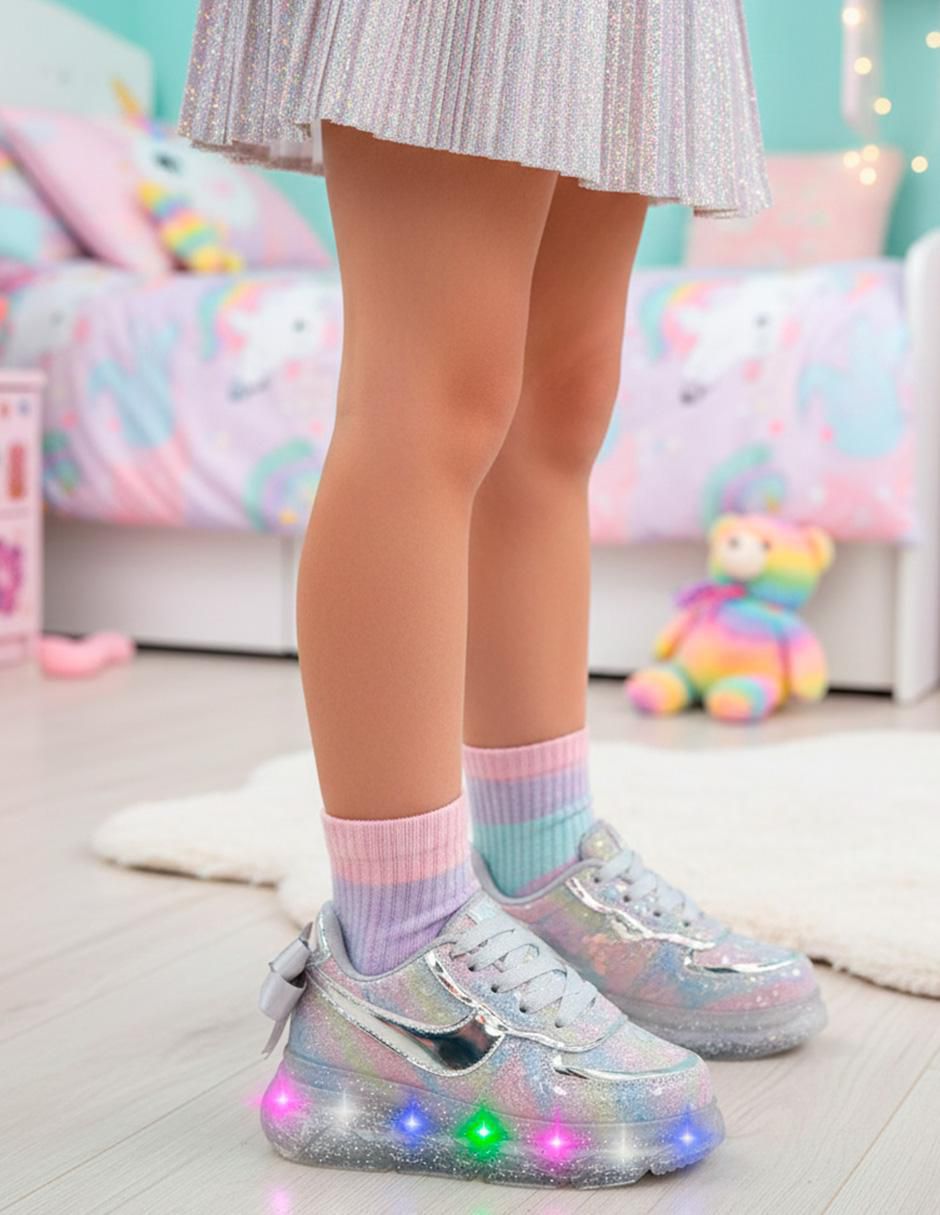 "tenis" ninos "para" infantil niña fun lights no aplica