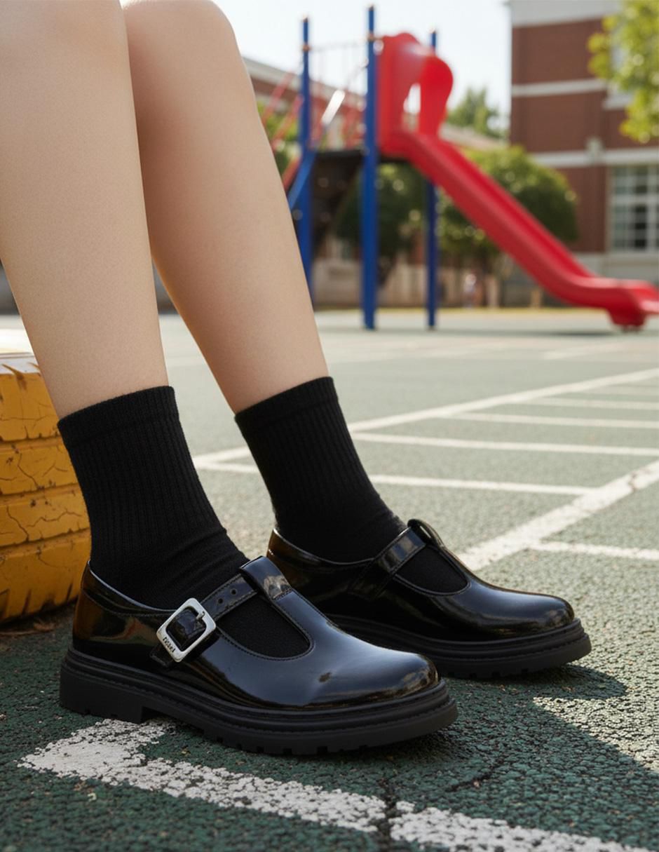 Zapato Back to School de charol para niña 6