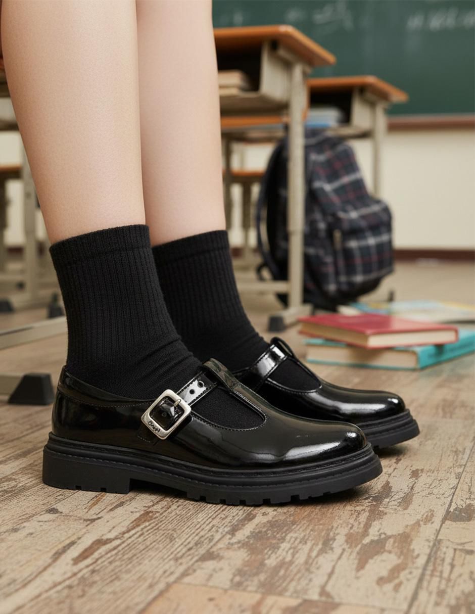 Zapato Back to School de charol para niña 7