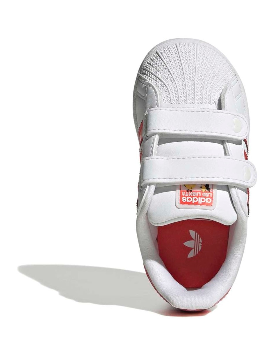 Tenis para infantil niña Superstar Led Lights Cf I 3
