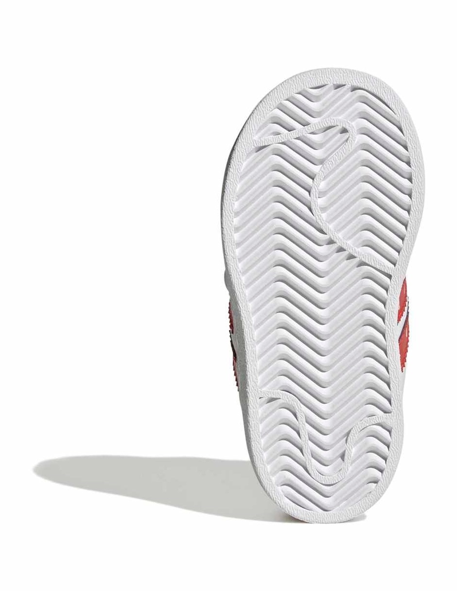 Tenis para infantil niña Superstar Led Lights Cf I 4